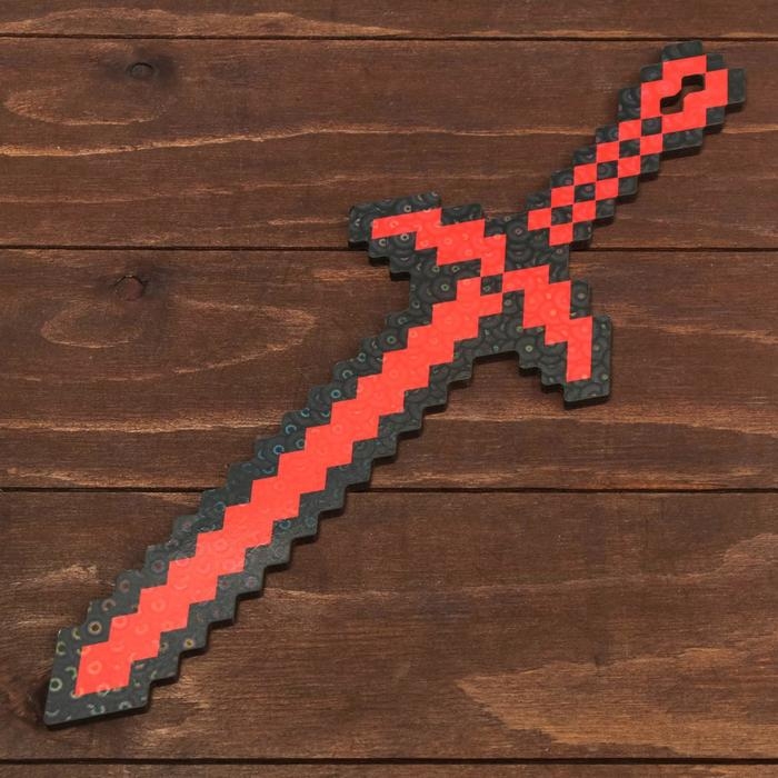 Набор деревянных сувениров "Рубиновое оружие" щит, меч МИКС