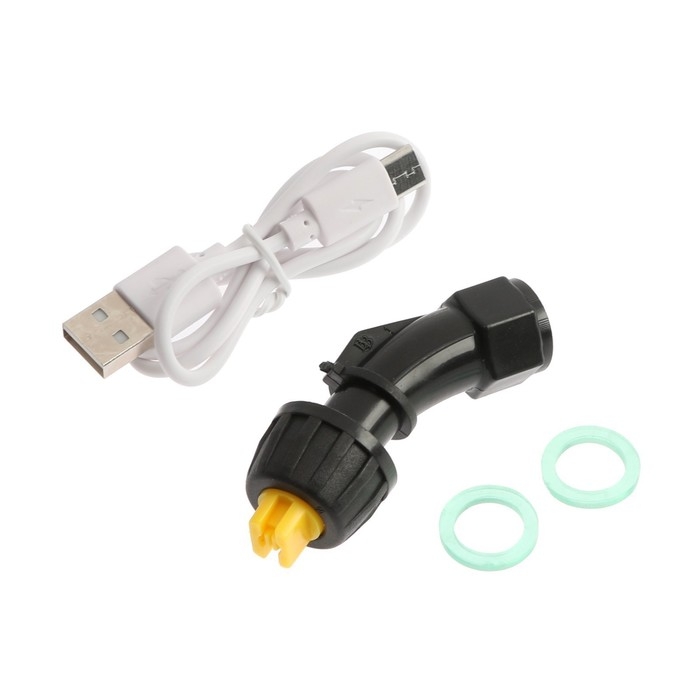 Опрыскиватель аккумуляторный ТУНДРА, 4 В, 2.4 Ач, Li-on, 0.8 л/мин, 2 насадки, шланг 3 м Опрыскиватель аккумуляторный ТУНДРА, 4 В, 2.4 Ач, Li-on, 0.8 л/мин, 2 насадки, шланг 3 м