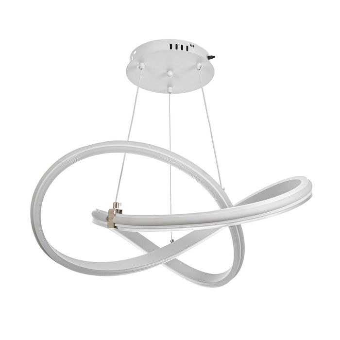 Светильник с ПДУ Светильник с ПДУ "Роули" LED 140Вт 3000-6000К белый 53х53х20-120 см