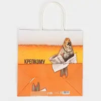 Пакет подарочный, упаковка, &laquo;Крепкому мужику&raquo;, 22&times;22&times;11 см