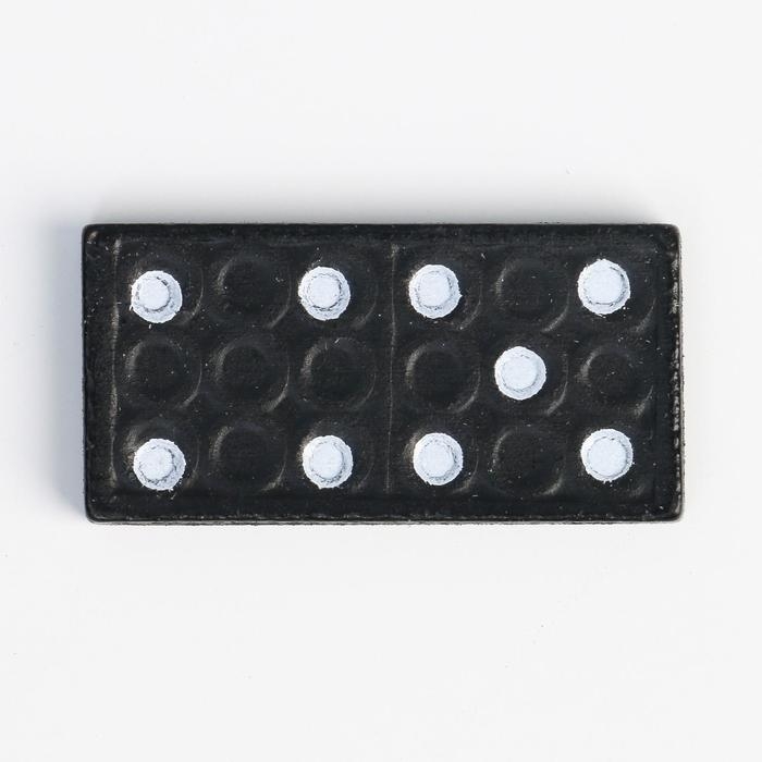 Домино Домино "Армейское", 28 шт, 15 х 5 х 3 см, костяшка 4 х 2 см