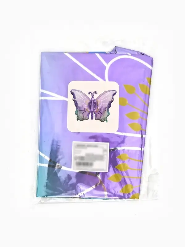 Воздушный шар фольгированный 32" &laquo;Бабочка&raquo; цвет фиолетовый металлик