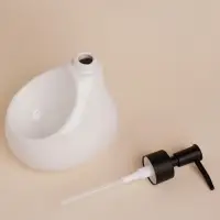 Дозатор для мыла SL Home Drop, с подставкой для губки, 450 мл, белый