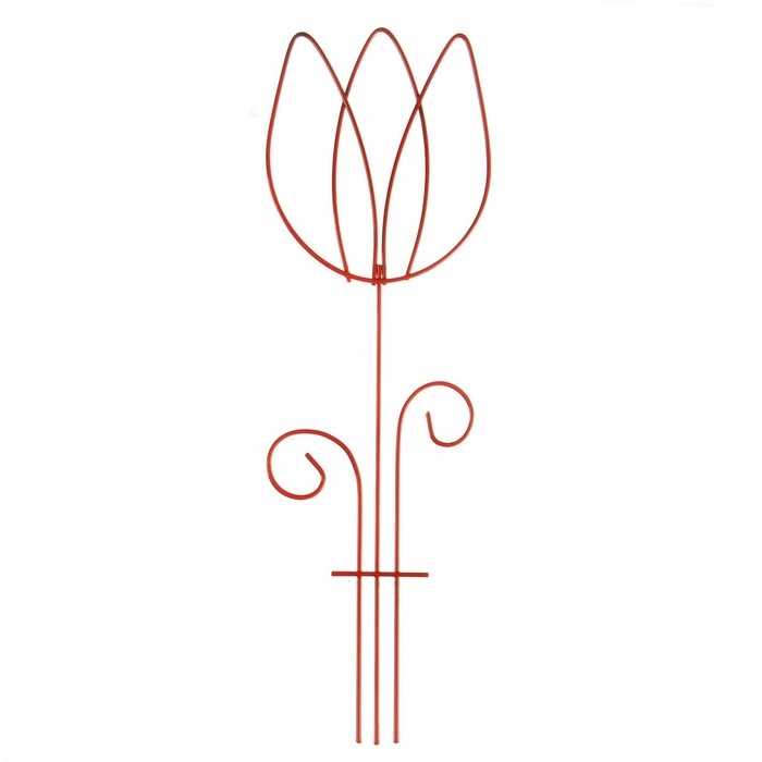 Шпалера, 45×15×0.3 см, металл, зелёная, «Тюльпан», цвет МИКС Шпалера, 45×15×0.3 см, металл, зелёная, «Тюльпан», цвет МИКС