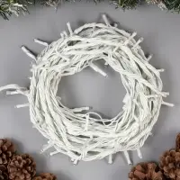 Гирлянда &laquo;Нить&raquo; 10 м, IP44, УМС, белая нить, 100 LED, свечение мульти, 220 В