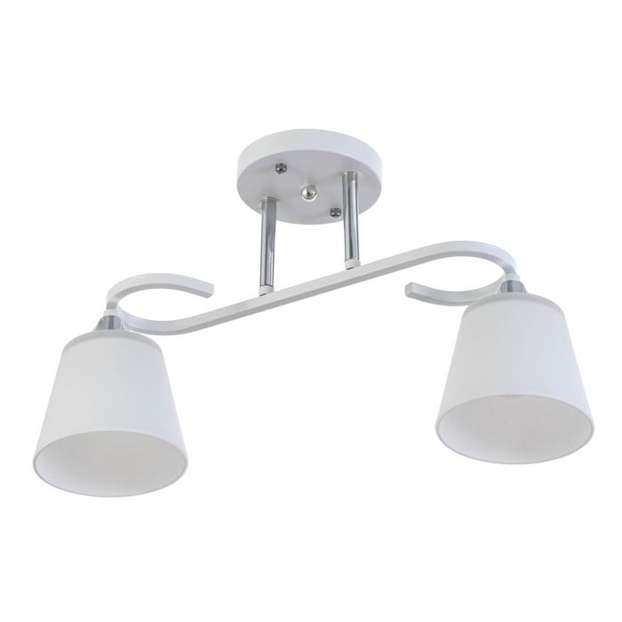 Люстра Люстра "Либерти" 2х60Вт Е27 Белый 44х12х25см