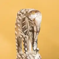Сувенир «Статуя Слонов», 13×12×58 см, дерево