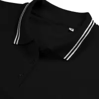 Рубашка поло женская Virma Stripes Lady, черная, размер S