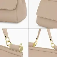 Сумка женская мессенджер TEXTURA на магните, 25&times;9&times;17 см, молочная