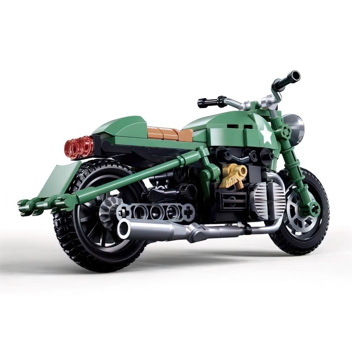 Конструктор мотоцикл Sluban Модельки, 215 деталей, 6+ Конструктор мотоцикл Sluban Модельки, 215 деталей, 6+