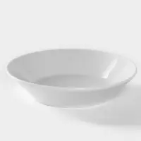 Блюдце Добрушский завод &laquo;Бельё&raquo;, d=14 см, фарфор, белое