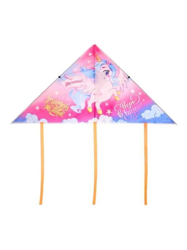 Воздушный змей Funny toys &laquo;Верь в чудеса&raquo;, 70&times;105 см