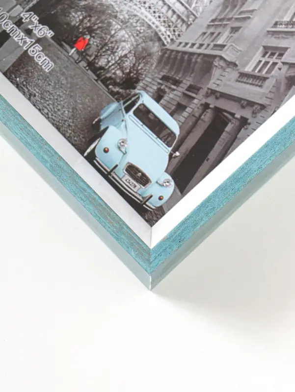 Фоторамка пластик 10х15 см "Данте" голубая лагуна 16х10,8х2,5 см