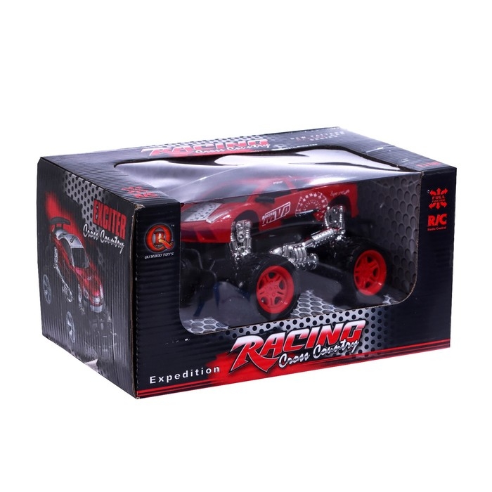 Джип радиоуправляемый «Супергонщик», работает от аккумулятора, цвет красный Джип радиоуправляемый «Супергонщик», работает от аккумулятора, цвет красный