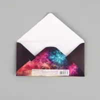 Конверт для денег &laquo;Волшебных моментов&raquo;, тиснение, 16.5 &times; 8 см