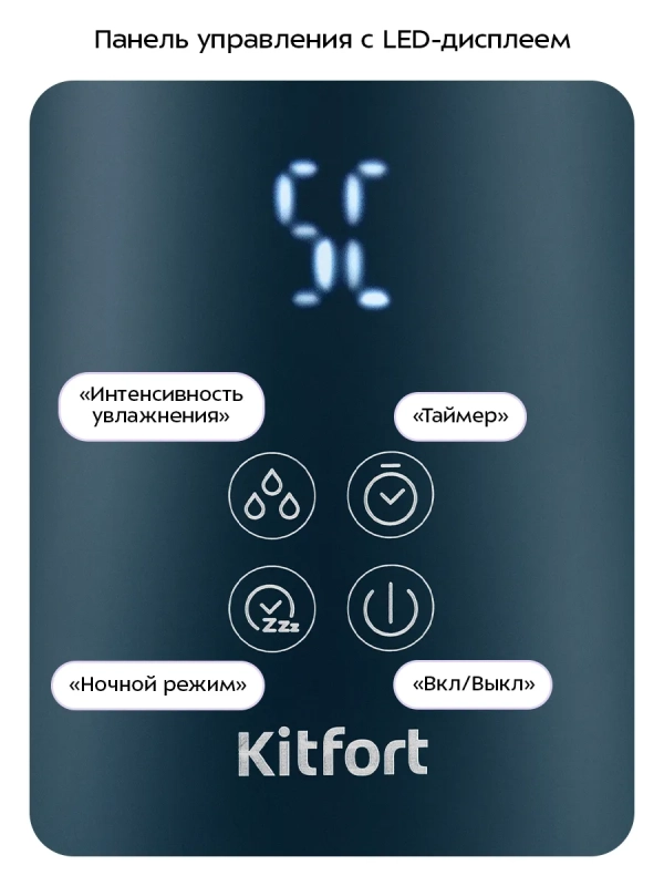 Чайник электрический с увлажнителем воздуха КТ-8728 - 1.7 л Чайник электрический с увлажнителем воздуха КТ-8728 - 1.7 л