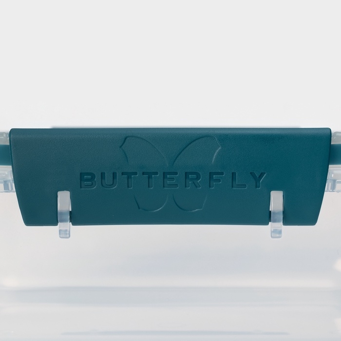 Контейнер пищевой герметичный Butterfly, 800 мл, пластик, прозрачный, крышка МИКС