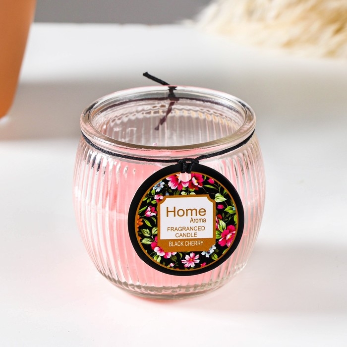 Свеча ароматическая в стекле 7х5,5см Свеча ароматическая в стекле 7х5,5см