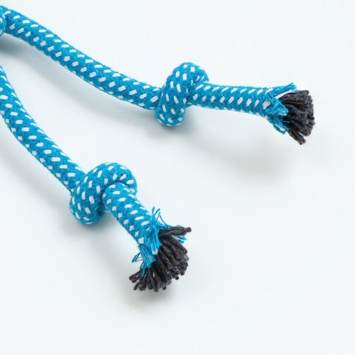 Игрушка канатная Игрушка канатная "Человечек", до 30 см, 65 г, синяя/белая