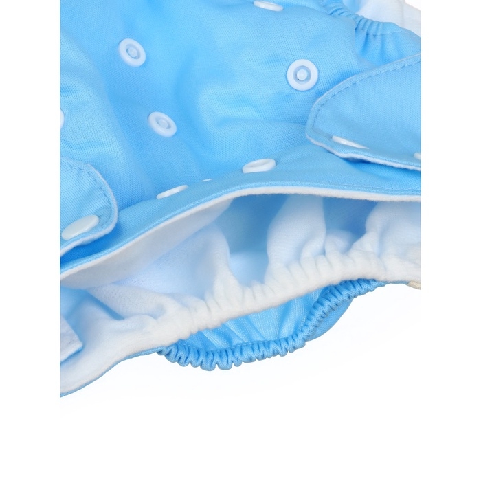 Многоразовый подгузник M&B «Наш сыночек», 3-15 кг, голубой