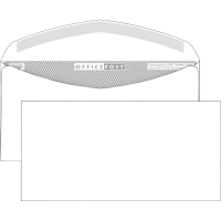 Конверт белый E65 декстр OfficePost 110х220 100шт/уп/1502