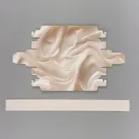 Коробка под 5 конфет с ячейками &laquo;Шёлк&raquo;, 6&times;23&times;3 см