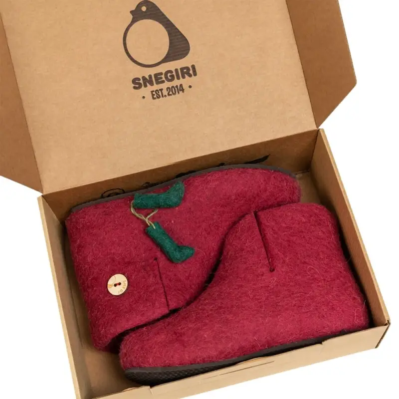 Домашние валенки Wild, розовые (вереск), размер 35