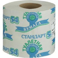 Бумага туалетная ОСТРОВСКАЯ 1сл втулка серая 38м 24рул/уп_СПБ/КЗН