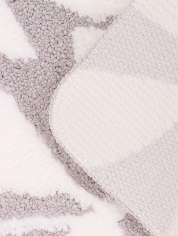 Коврик Доляна Leaves, 50×80 см, ворс 1.5 см, микрофибра, серый Коврик Доляна Leaves, 50×80 см, ворс 1.5 см, микрофибра, серый