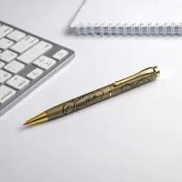 Ручка шариковая в подарочном футляре, металл, синяя паста, 1.0 мм &laquo;Классному учителю&raquo;