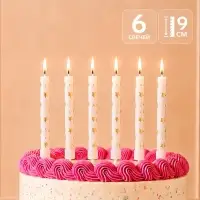 Свечи для торта Birthday Candle, 6 шт., 9&times;0.8 см
