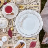 Тарелки SL Home &laquo;Аманде&raquo;, d=27.5 см, набор 2 шт., фарфор, белые