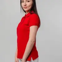 Рубашка поло женская Virma Premium Lady, красная, размер M