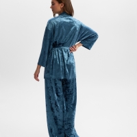 Комплект женский (жакет, брюки) KAFTAN Velvet 40-42, синий