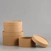 Набор подарочных коробок 3 в 1, завальцованные, крафт, 20&times;12 - 18&times;10 - 16&times;8 см
