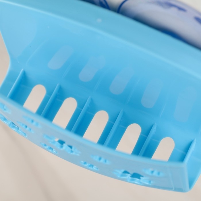 Подставка под губку на присосках, пластик, МИКС Подставка под губку на присосках, пластик, МИКС