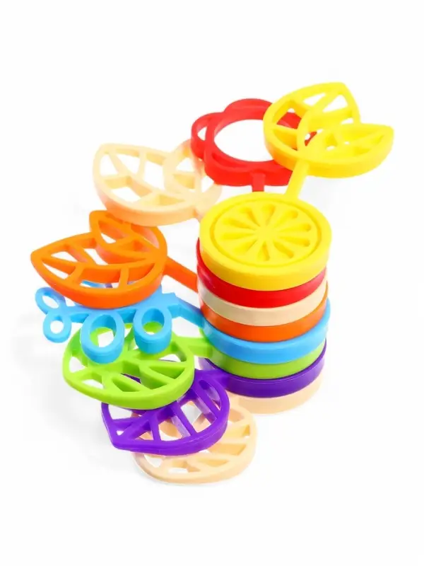 Конструктор развивающий UNICON &laquo;Листочки&raquo;, с заданиями, 42 детали