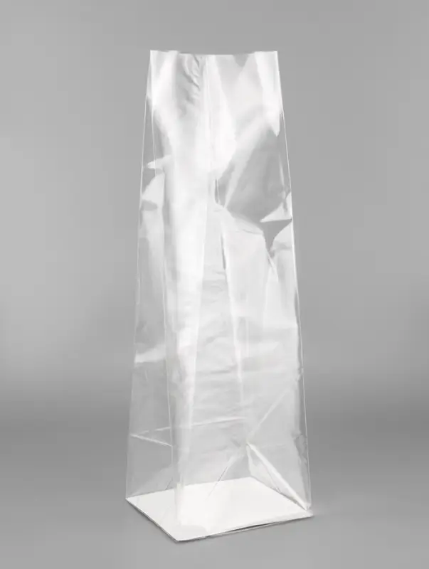 Пакет с жестким дном, 14&times;14&times;45 &laquo;Прозрачный&raquo;