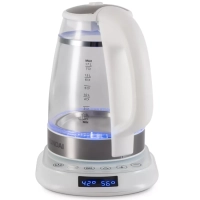 Чайник HYK-G5507 1.7л. 2200Вт белый