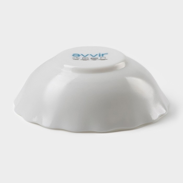 Салатник «Дива», 430 мл, d=15,5 см, стеклокерамика, цвет белый Салатник «Дива», 430 мл, d=15,5 см, стеклокерамика, цвет белый