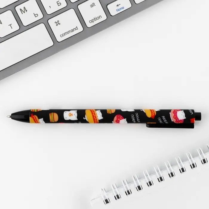 Ручка прикол, шариковая автоматическая матовая, 0.7 мм «Котики» Ручка прикол, шариковая автоматическая матовая, 0.7 мм «Котики»