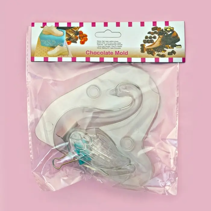 Молд для заливки шоколада 3D &laquo;Лебедь&raquo;, пластик, 13&times;4.7&times;14.5 см, прозрачный