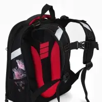 Рюкзак школьный для девочки &laquo;Бабочка&raquo;, Stavia, эргономичная спинка, 30&times;16&times;38 см, чёрный