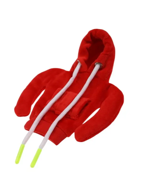 Чехол на рычаг коробки передач &laquo;Худи&raquo; красный