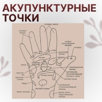 Массажёр «Су-джок», d = 3,5 см, с 2 кольцами, цвет красный