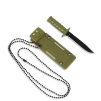 Нож-брелок &laquo;Аркелл&raquo;, 9 см, клинок 50 мм/1.5 мм, зеленый