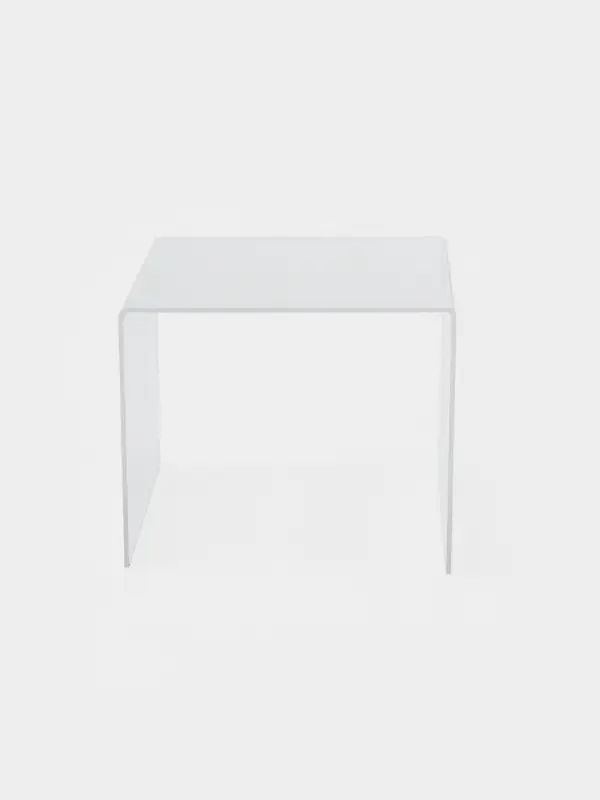 Подставка ступенька одинарная, 12&times;13&times;10 см, оргстекло 2 мм