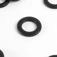 Люверсы для штор, d=3.5/5.5 см, 10 шт., матовые, чёрные