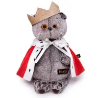 Мягкая игрушка &laquo;Кот Басик-царь&raquo;, 30 см