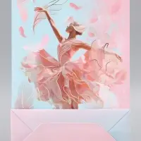 Пакет подарочный ламинированный &laquo;Самой прекрасной&raquo;, 28.3&times;10.4&times;39 см